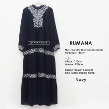 Rumana-006 Gamis Cerutty Babydoll Bordir